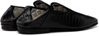 TOM FORD Black Printed Alligator Steven Loafers