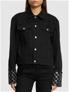 ALEXANDER WANG - Embellished Cotton Straight Jacket