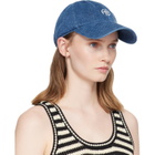 ANINE BING Blue Jeremy Baseball Cap