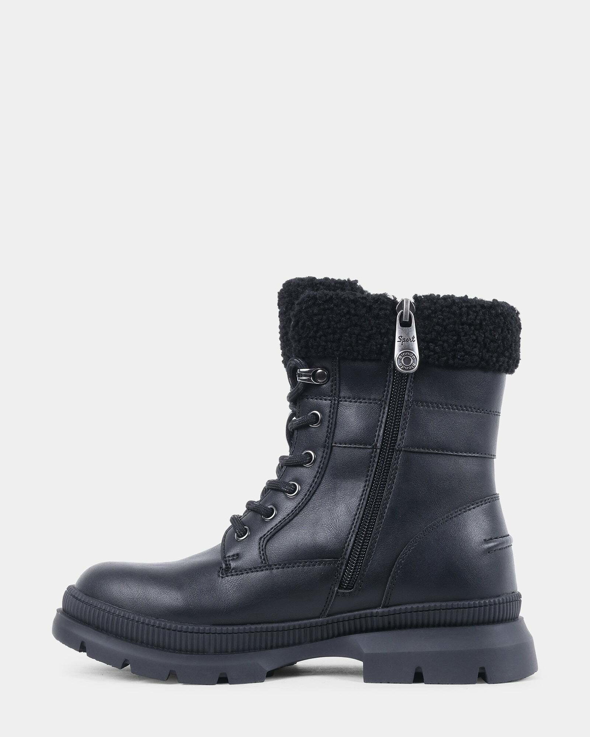 Steve Madden Nevaeh Boots in Black