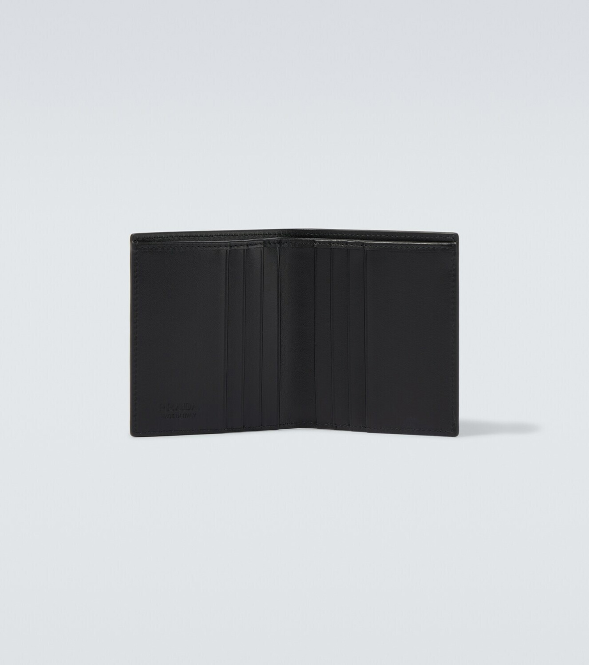 Prada Logo leather wallet
