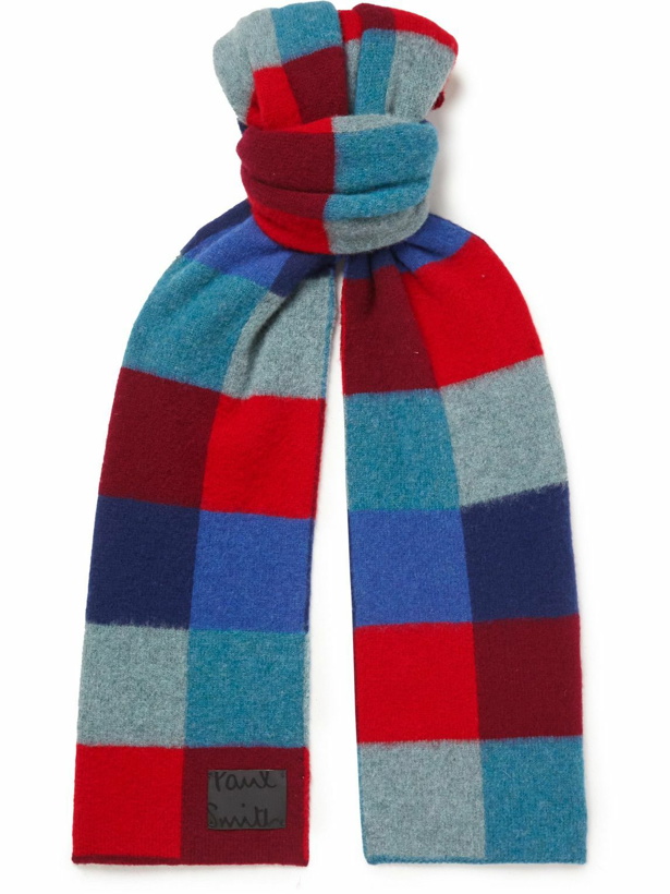Photo: Paul Smith - Checked Wool Scarf
