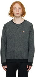 Paul Smith Black Embroidered Sweatshirt