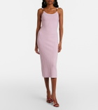 Versace Medusa ribbed-knit midi dress