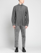 120% Lino Mens Shirt Charcoal
