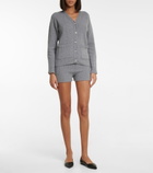 Erdem - Kinsley ribbed-knit wool-blend shorts
