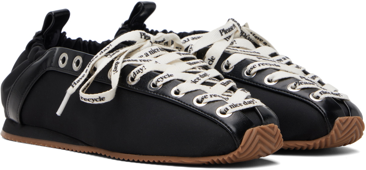 GANNI Black Sporty Ballerina Flats