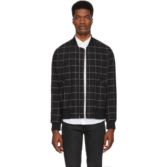 Photo: PS by Paul Smith Black Wool Bomber Jacket