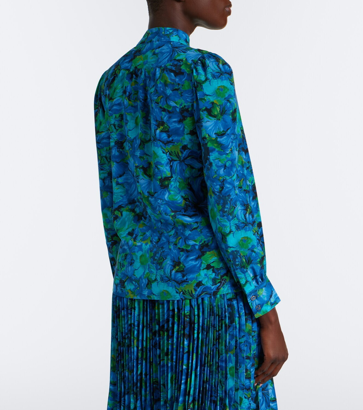 Gucci Floral silk georgette blouse