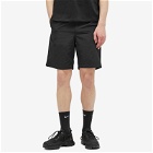 Snow Peak Men's Light Mountain Cloth Shorts in Black