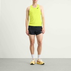 Nike Aeroswift Singlet in Volt/Black
