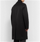 The Row - Thomas Tech-Cotton Overcoat - Black