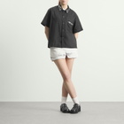 TOGA ARCHIVES Women's TOGA Plain Weave Metal Short Sleeve Shirt in Black