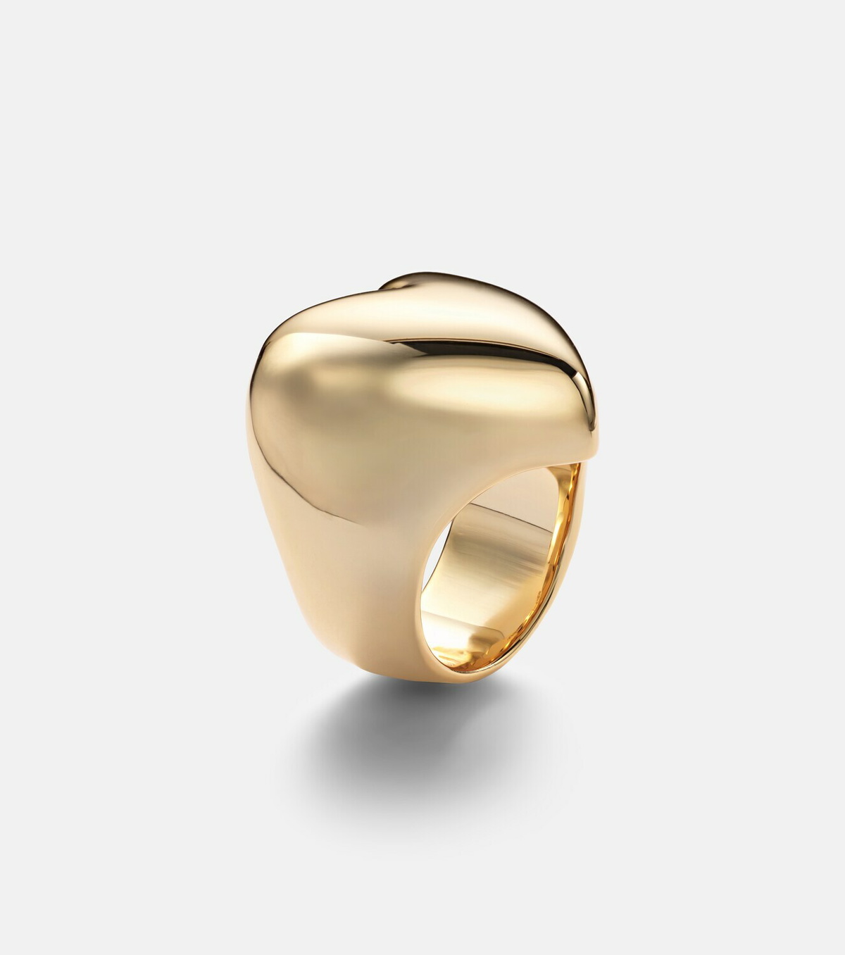 Jennifer Fisher Puffy Heart 14kt gold-plated ring