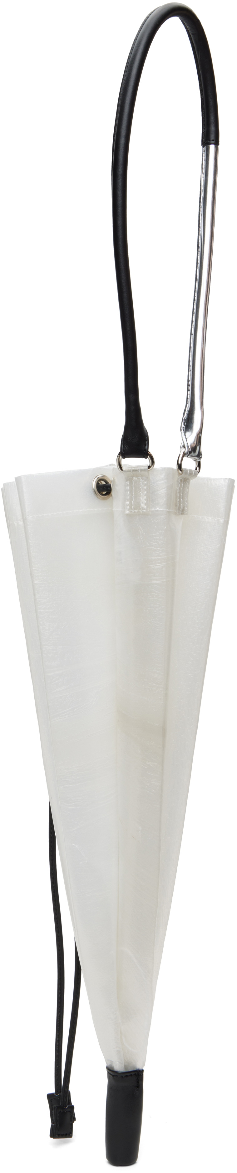 doublet White Upcycled Umbrella Bag