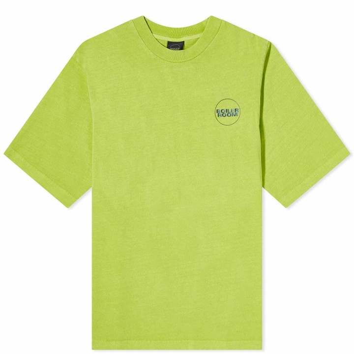 Photo: Boiler Room Men's Core Logo T-Shirt in Lime