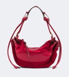 Isabel Marant Maia Medium suede and leather shoulder bag