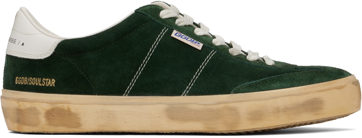 スニーカー GOLDEN 'Soul Star' sneakers Green Golden Goose Green Soul Star Sneakers Golden Goose Deluxe Brand