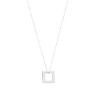 Le Gramme Men's Slick Pendant Necklace in Silver 2.9g