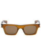 Saint Laurent Sunglasses Saint Laurent SL 719 Sunglasses in Brown 
