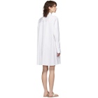 Jil Sander Navy White Minimal Dress