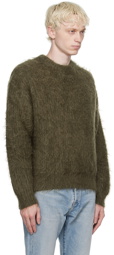 John Elliott Khaki Brushed Sweater