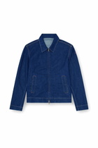 Diesel Coach jacket in rinse denim - Denim Jackets Mens in Blue