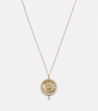 Persée Lucky Charm Horseshoe 18kt gold necklace with diamonds