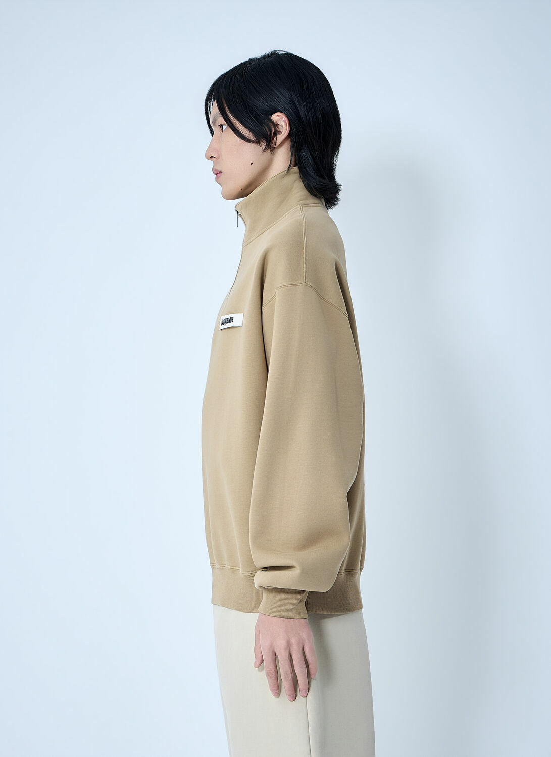 Jacquemus Le Camionneur Gros Grain Zip Sweatshirt