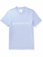 Givenchy - Logo-Print Cotton-Jersey T-Shirt - Blue