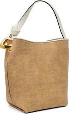 JW Anderson Beige JWA Corner Bucket Leather Tote