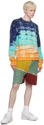 The Elder Statesman Multicolor Hand-Dyed Sweater