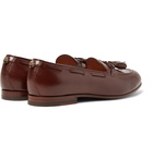 Gucci - Loomis Leather Tasselled Loafers - Men - Brown