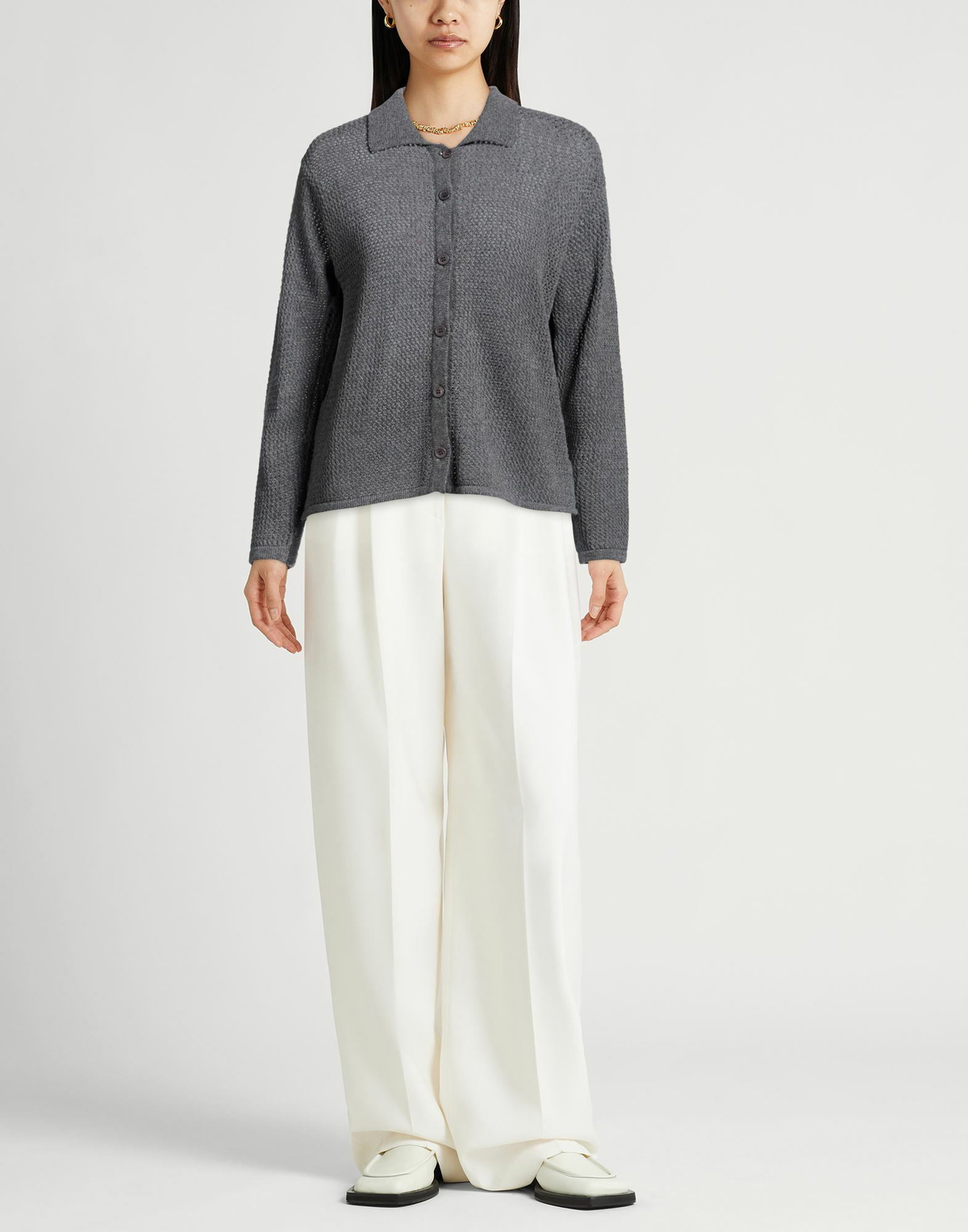 Crossley Womens Cardigan in Grey
