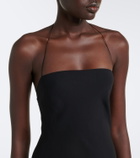 The Row Javier silk georgette gown