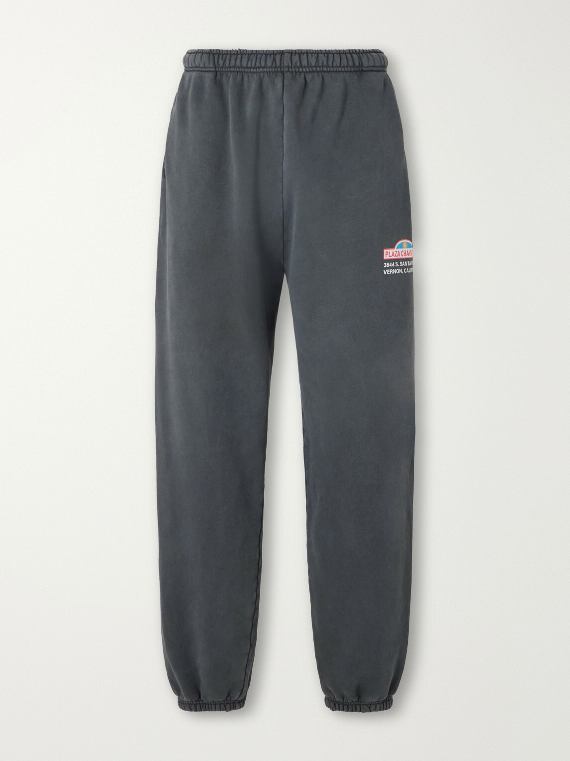 Willy Chavarria - Wide-Leg Printed Cotton-Jersey Sweatpants - Gray
