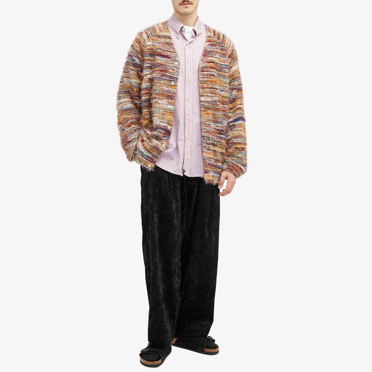 Merely Made Men's Premium Wide Safari Trousers in Royal Black