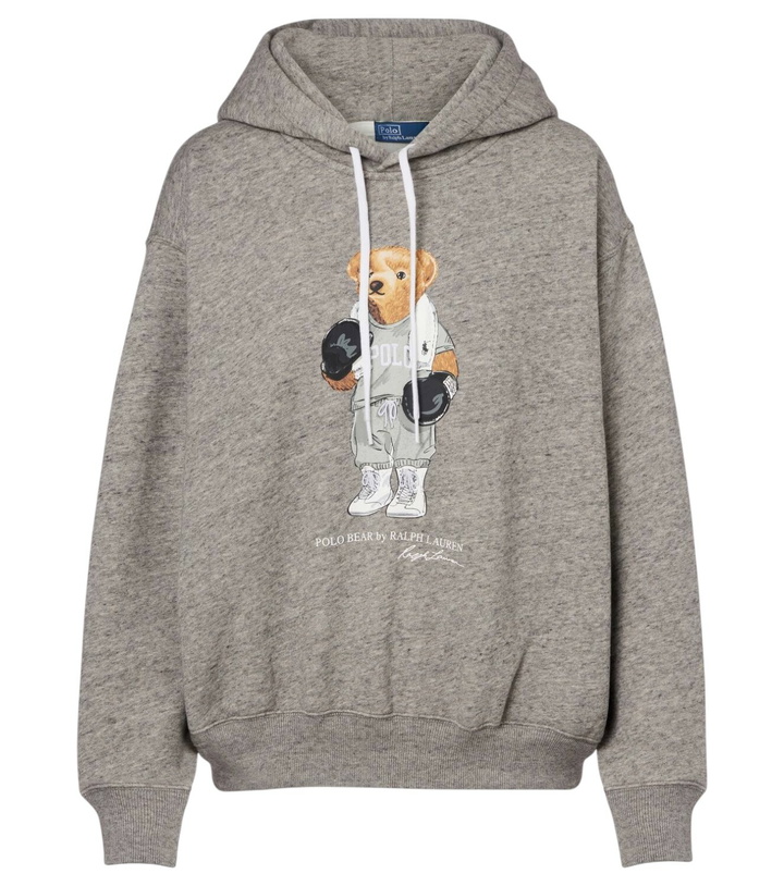 Photo: Polo Ralph Lauren Polo Bear printed cotton-blend hoodie