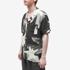 Folk Men's Void Print Vacation Shirt in Black