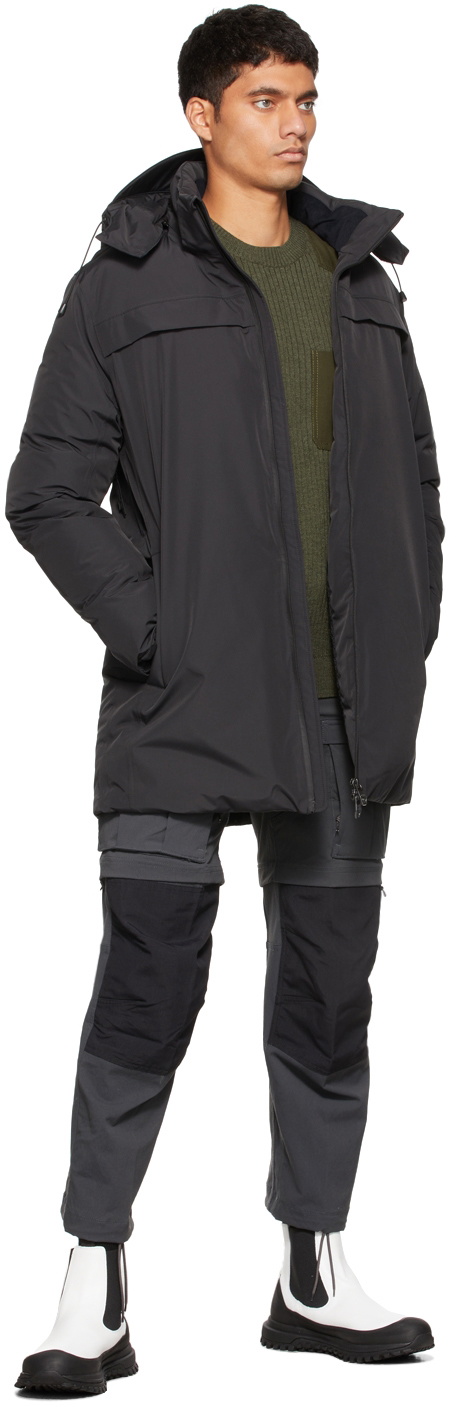 Nobis Black Down Atlas Performance Parka