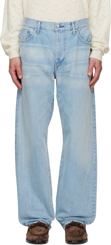 Photo: vowels Blue Baggy Jeans