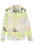 Forte_forte Garden Print Chiffon Blouse Multicoloured