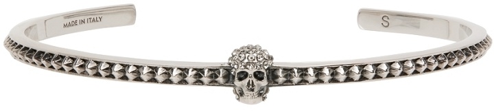 Photo: Alexander McQueen Silver Skull Cuff Bracelet
