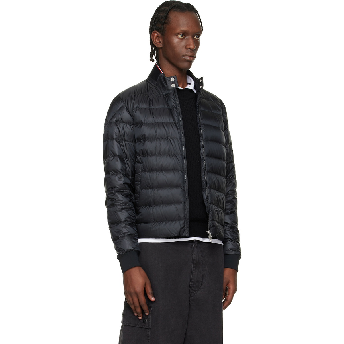 Moncler Black Rigel Short Down Jacket