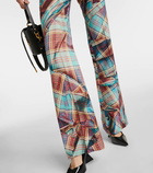 Vivienne Westwood W Ray tartan virgin wool flared pants