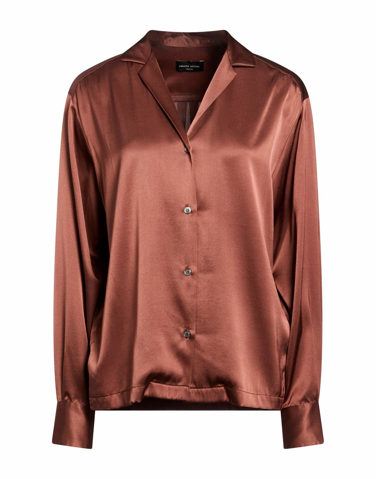 Roberto Collina Womens Shirt in Chocolate brown