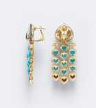 Marina B Fabiola 18kt gold drop earrings with gemstones