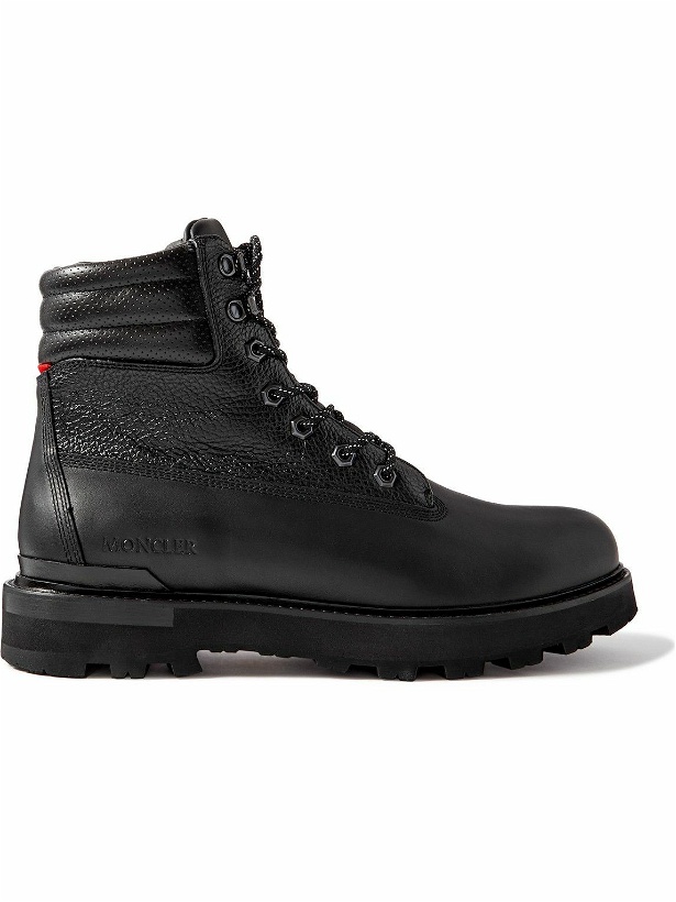 Photo: Moncler - Peka Leather Hiking Boots - Black