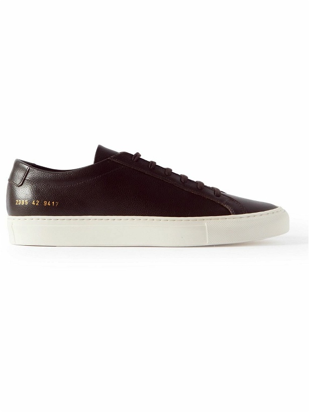 Photo: Common Projects - Original Achilles Leather Sneakers - Brown