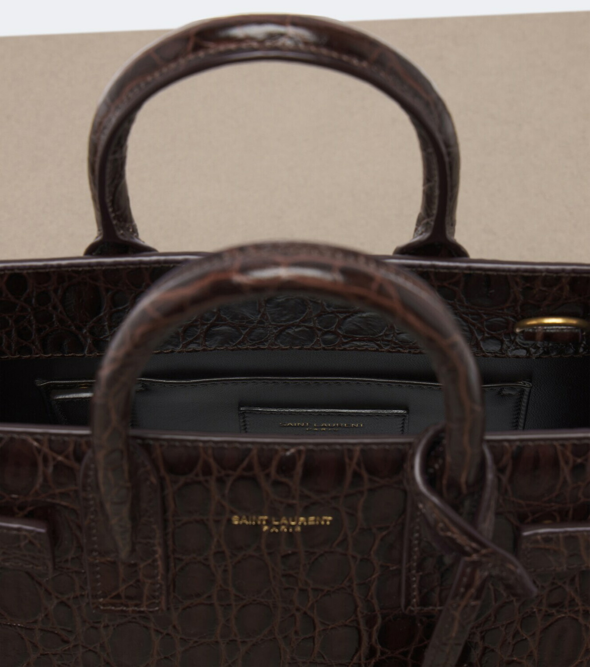 Saint Laurent Sac De Jour Nano leather top-handle bag